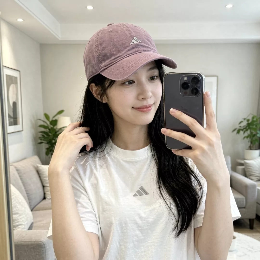 아디다스 전면 로고 곡선 챙 클래식 볼캡 상세 이미지 37