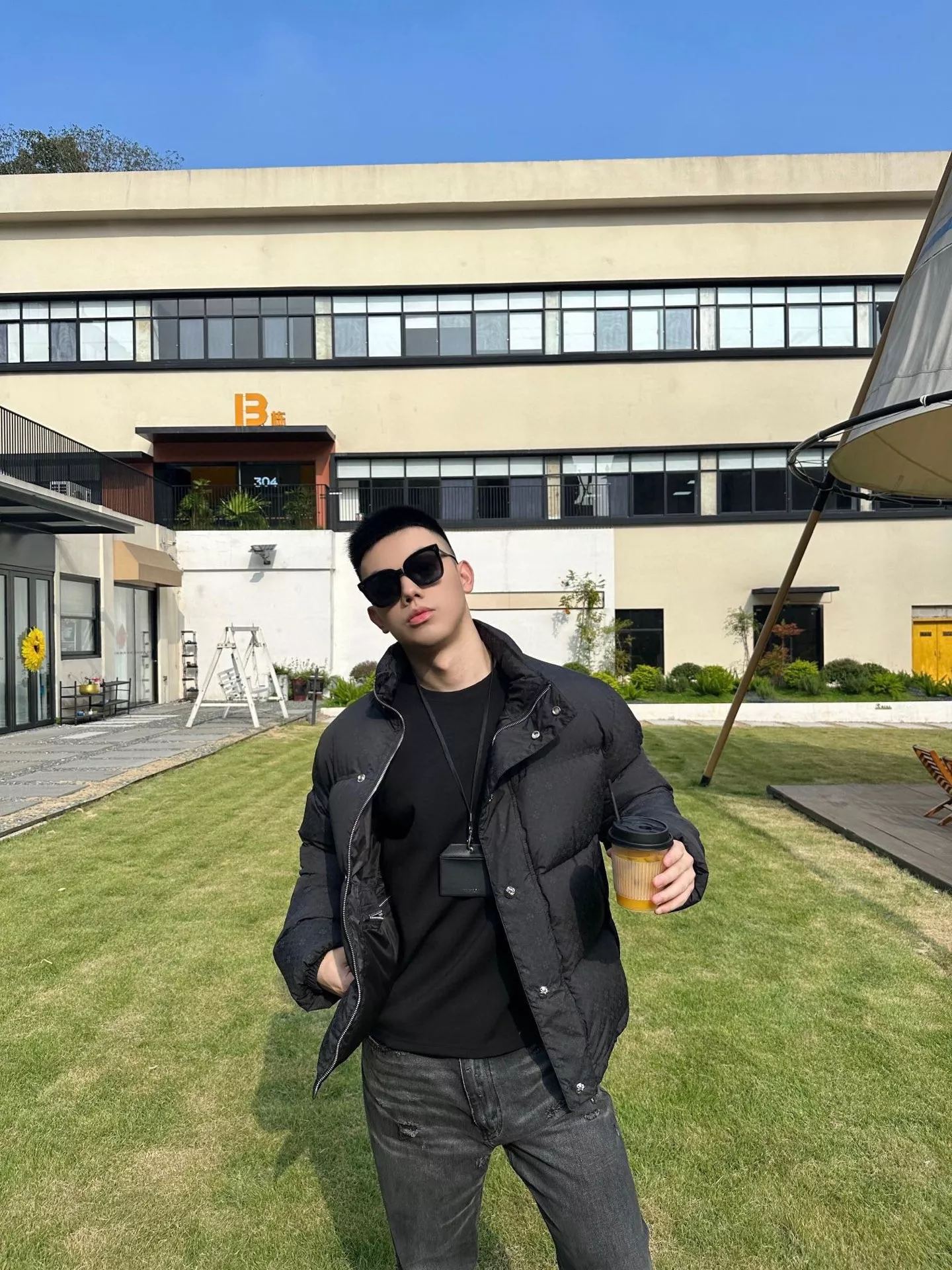 크롬하츠 스탠드넥 자카드 남녀공용 쇼트 패딩 상세 이미지 26