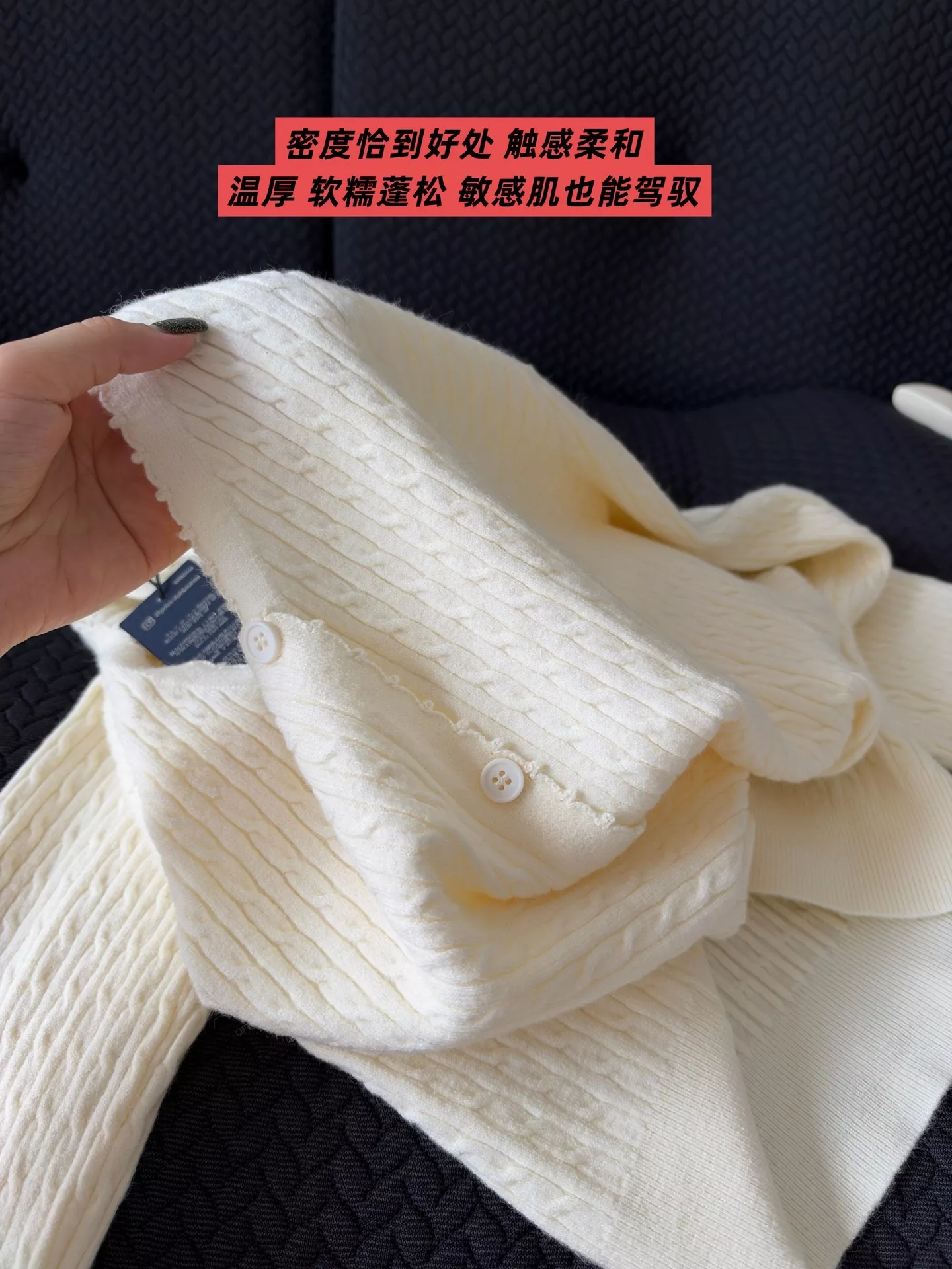 랄프로렌 브이넥 꽈배기 여성용 긴소매 가디건 상세 이미지 40