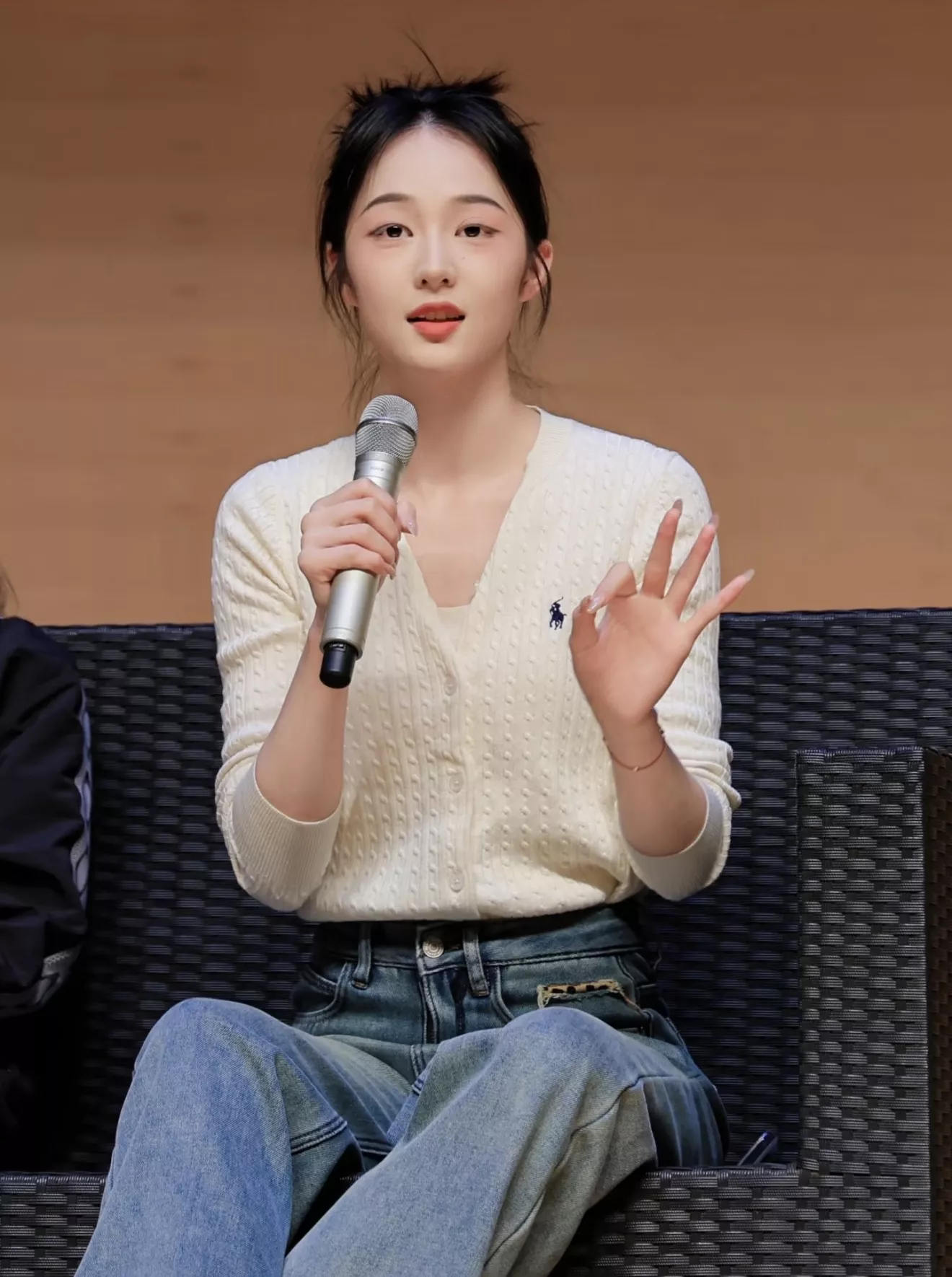 랄프로렌 브이넥 꽈배기 여성용 긴소매 가디건 상세 이미지 53