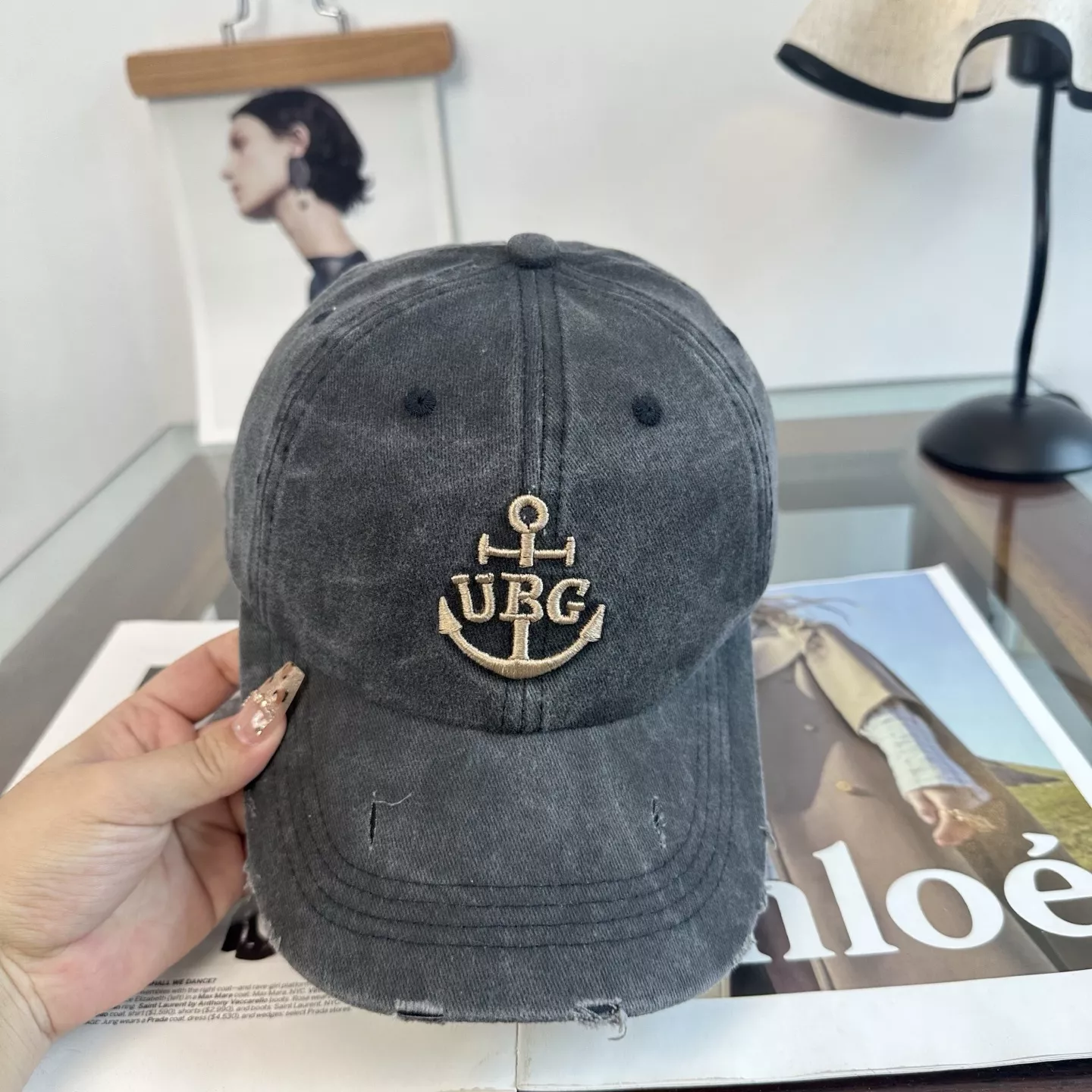 노브랜드 자수 장식과 빈티지 챙 디테일 볼캡 상세 이미지 23