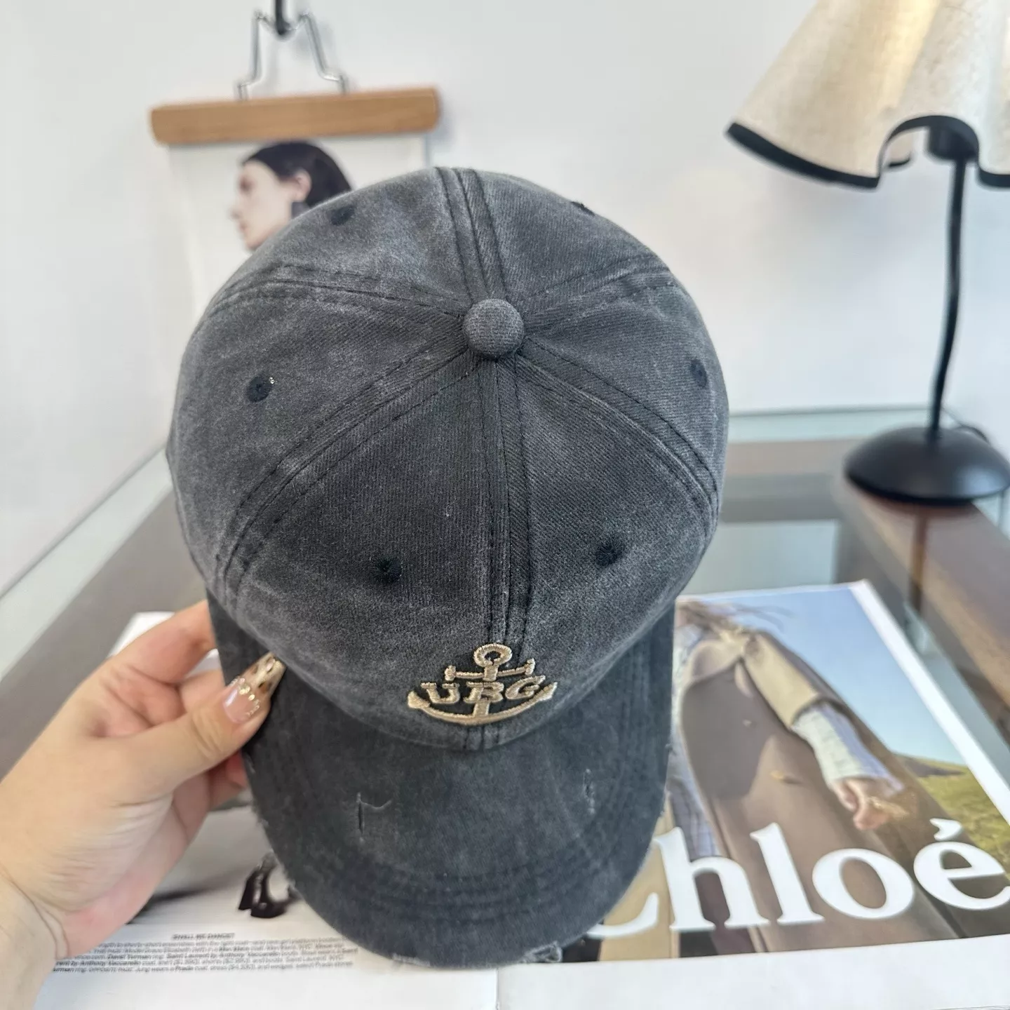 노브랜드 자수 장식과 빈티지 챙 디테일 볼캡 상세 이미지 24