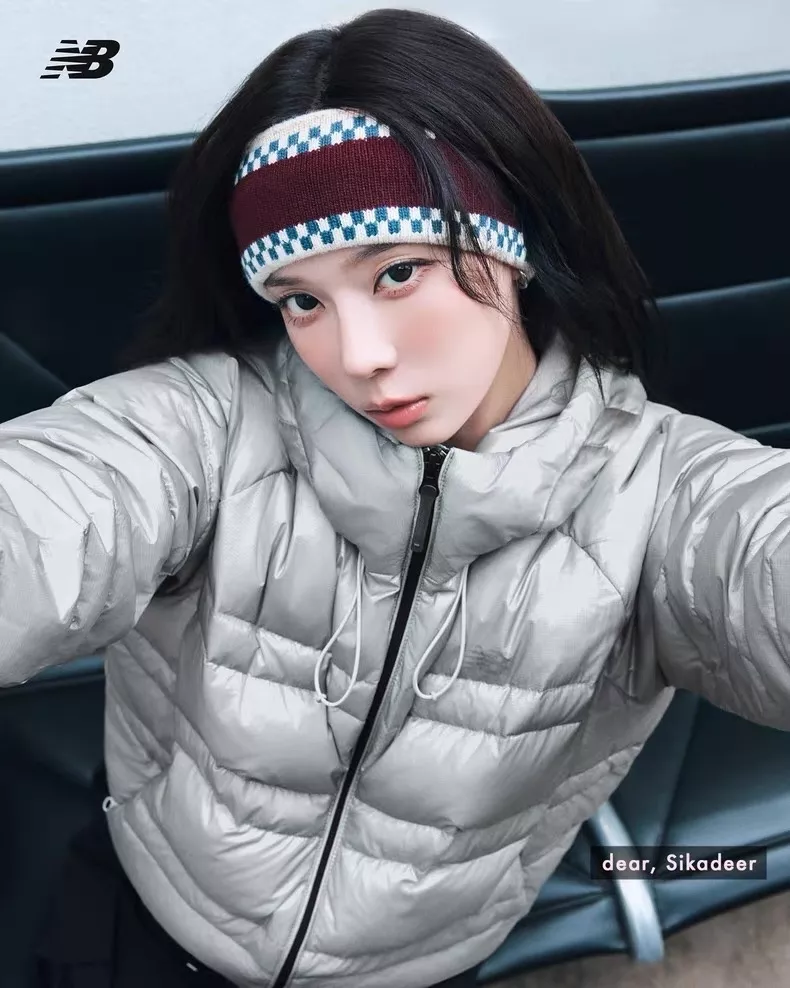 뉴발란스 구스다운 후드 남녀공용 쇼트 패딩 상세 이미지 36