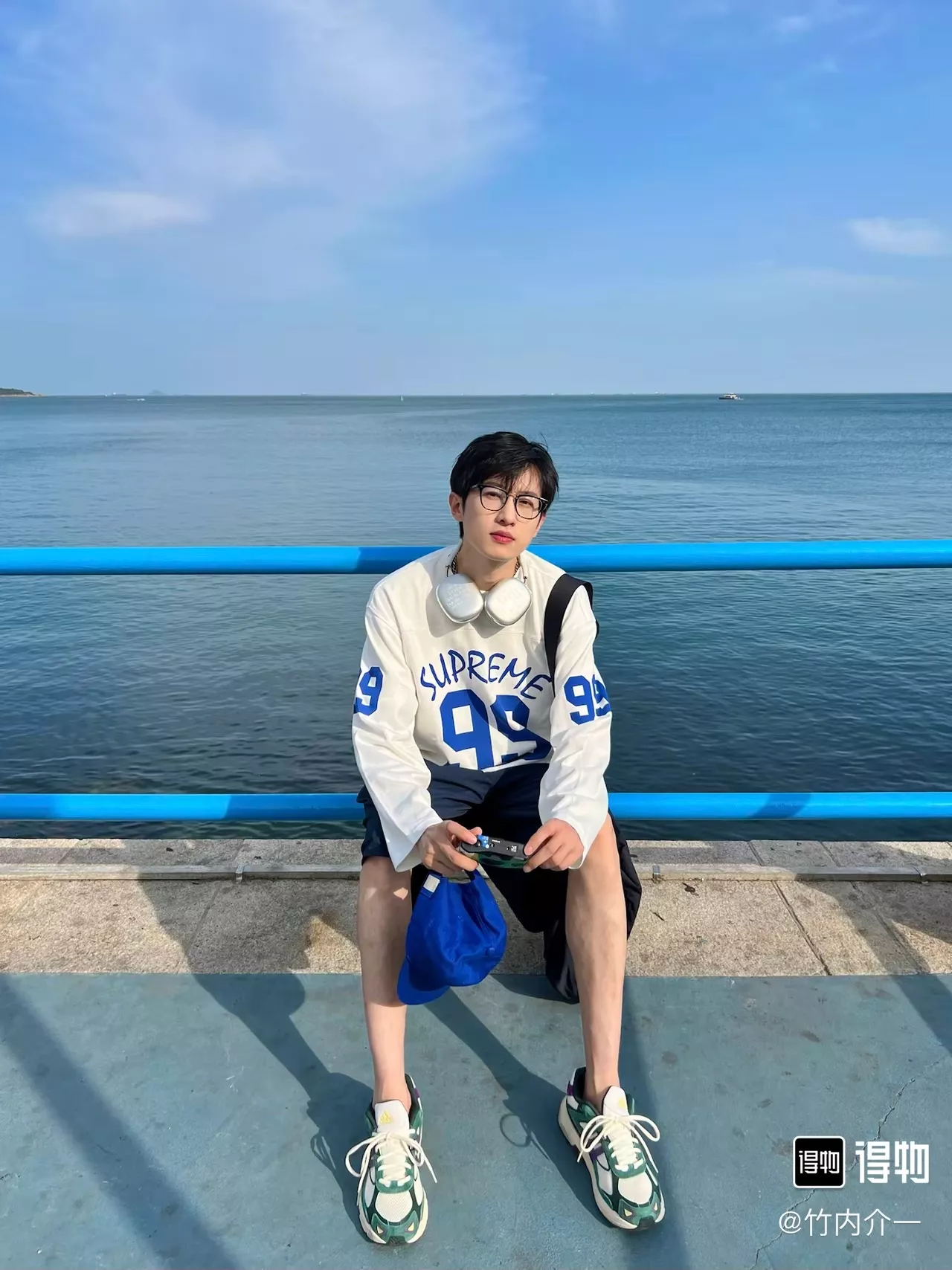 슈프림 99 프린트 남녀공용 긴소매 티셔츠 상세 이미지 29