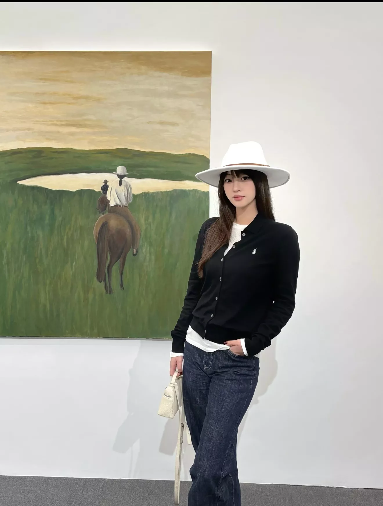 랄프로렌 코튼 포니 자수 여성용 긴소매 가디건 상세 이미지 22
