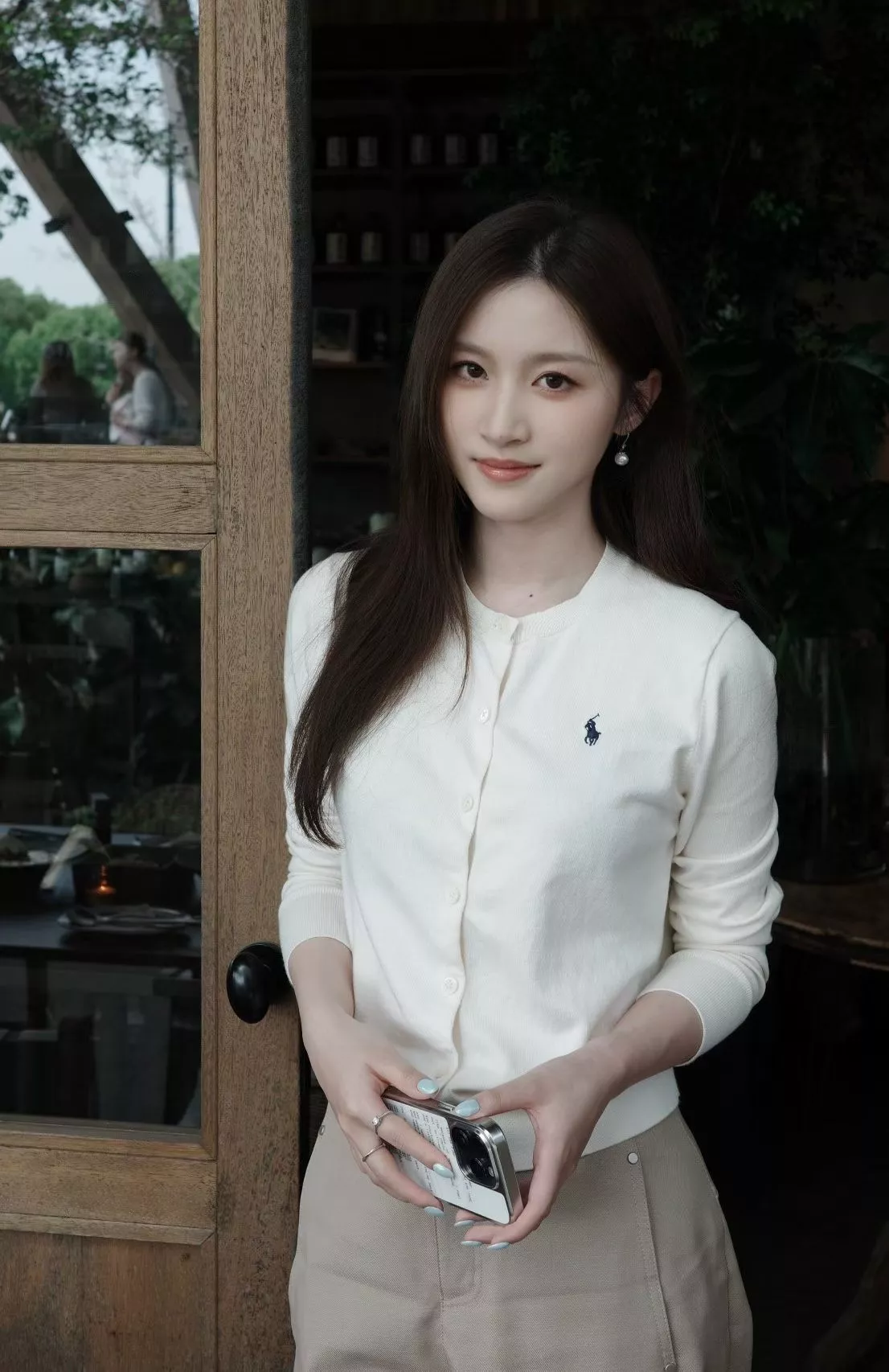 랄프로렌 코튼 포니 자수 여성용 긴소매 가디건 상세 이미지 33