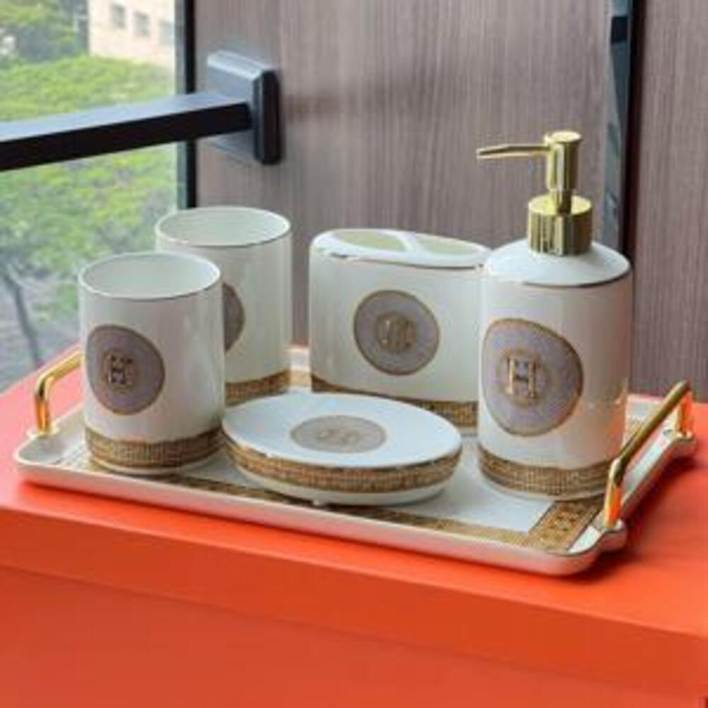 에르메스 Hermès 유럽 스타일 고급 욕실 5종 세트