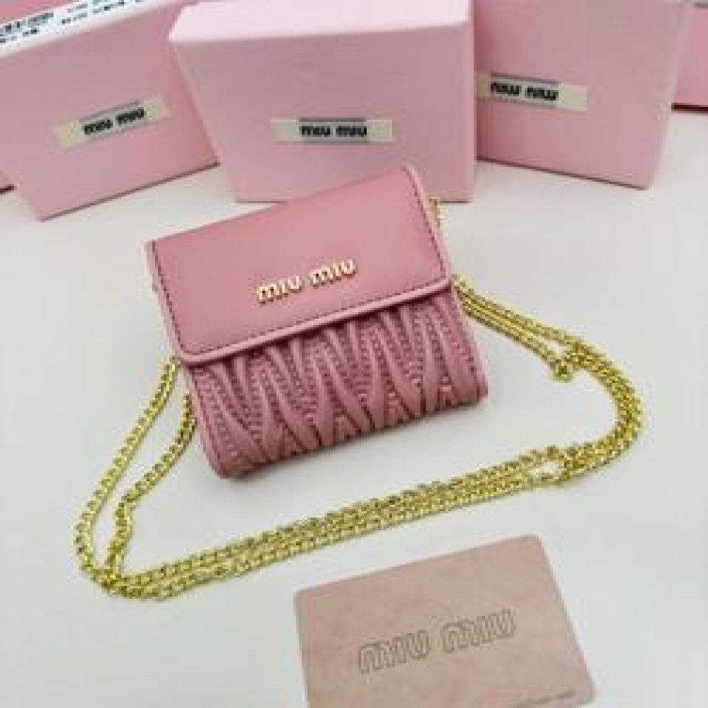 미우미우 3512 체인 미니 월렛
