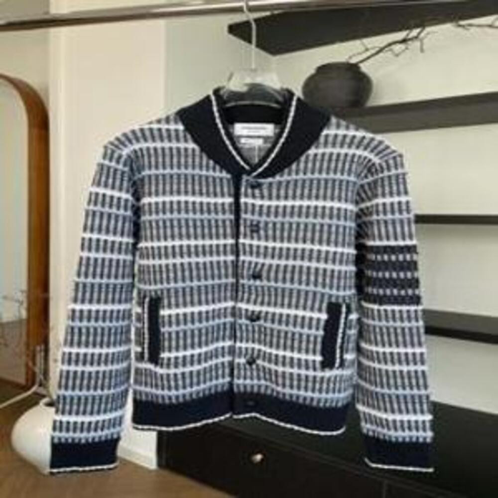 톰브라운 2024 F/W 스트라이프 니트 카디건