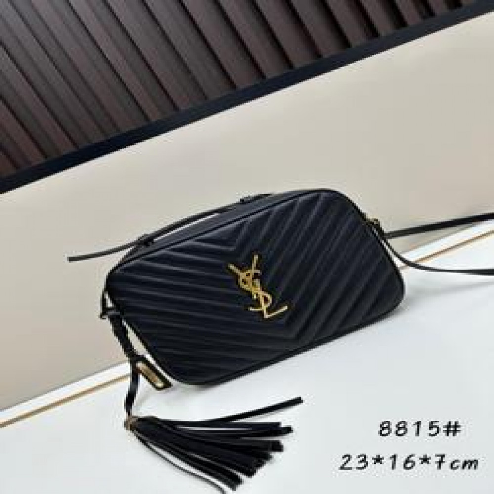 입생로랑 LOU 퀼팅 가죽 카메라백