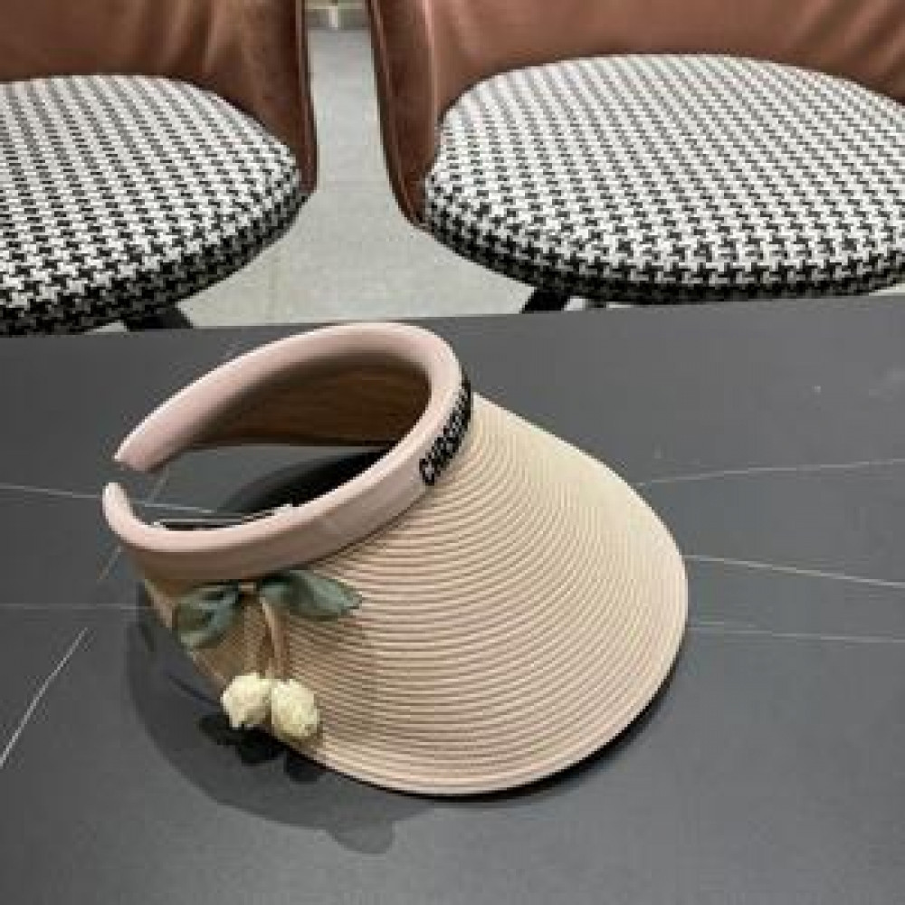 디올 2025 신상 일본식 리본 공기형 썬캡